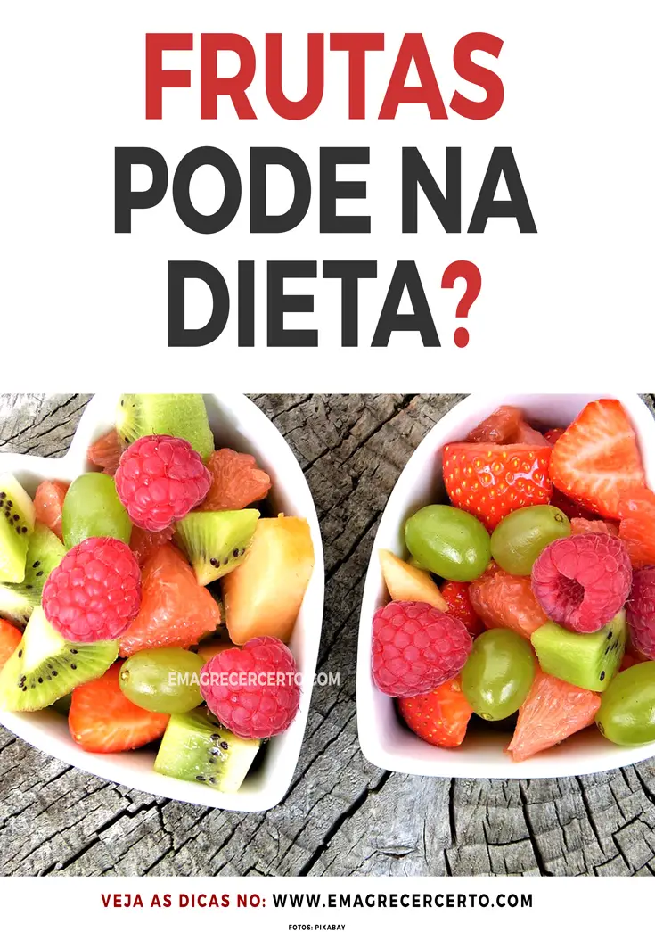 Frutas podem ou não podem na dieta