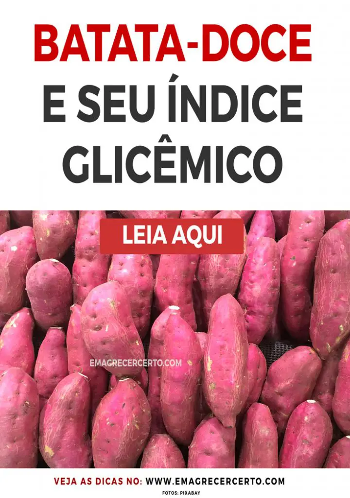 Batata-doce e seu Índice Glicêmico | Blog Emagrecer Certo