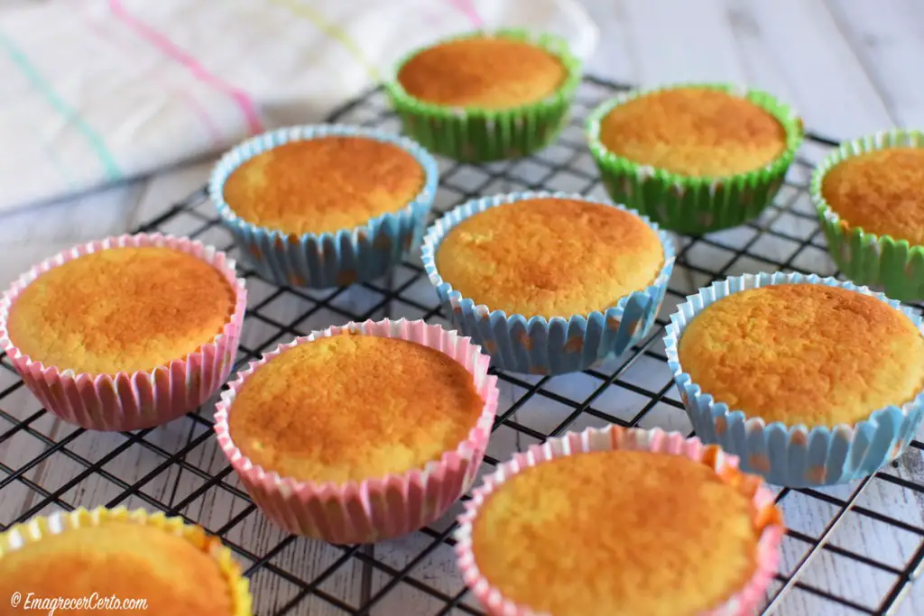 bolinho de laranja funcional