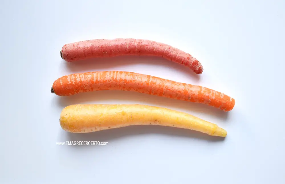 cenouras coloridas