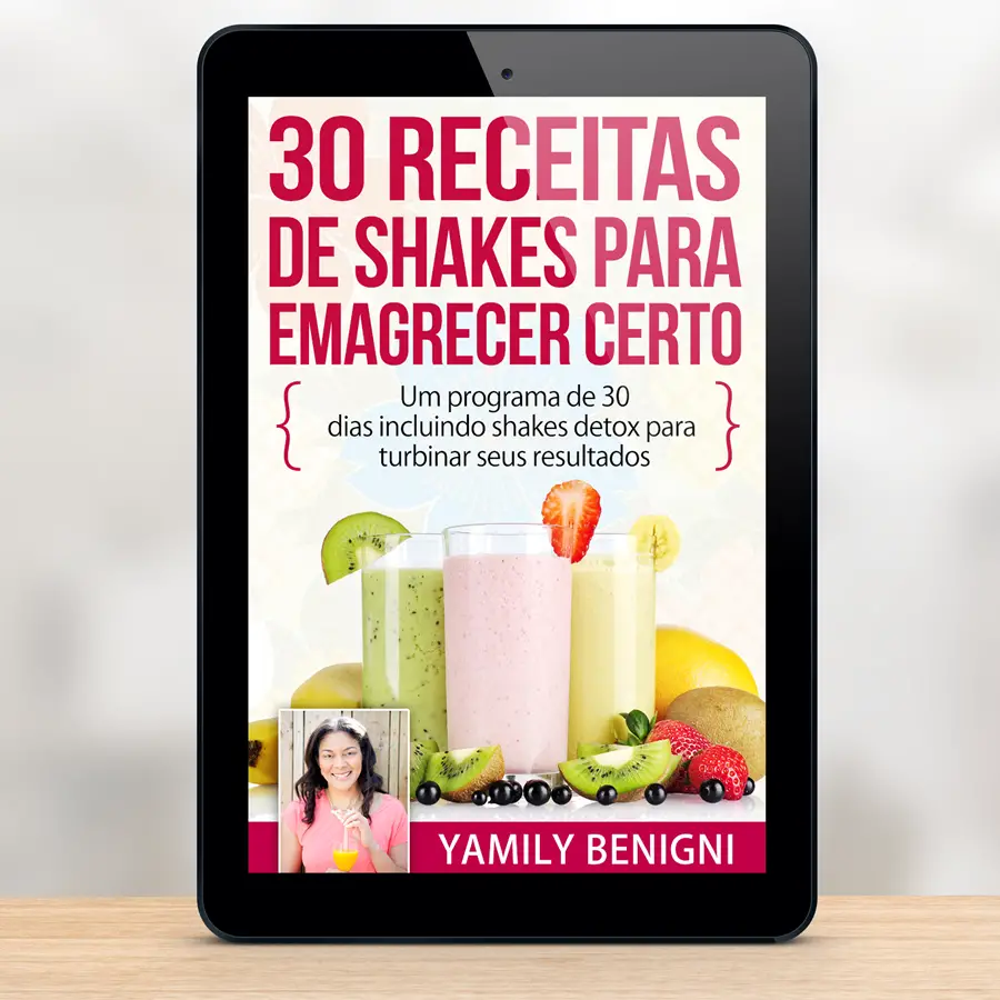 Ebook com shakes funcionais para 30 dias