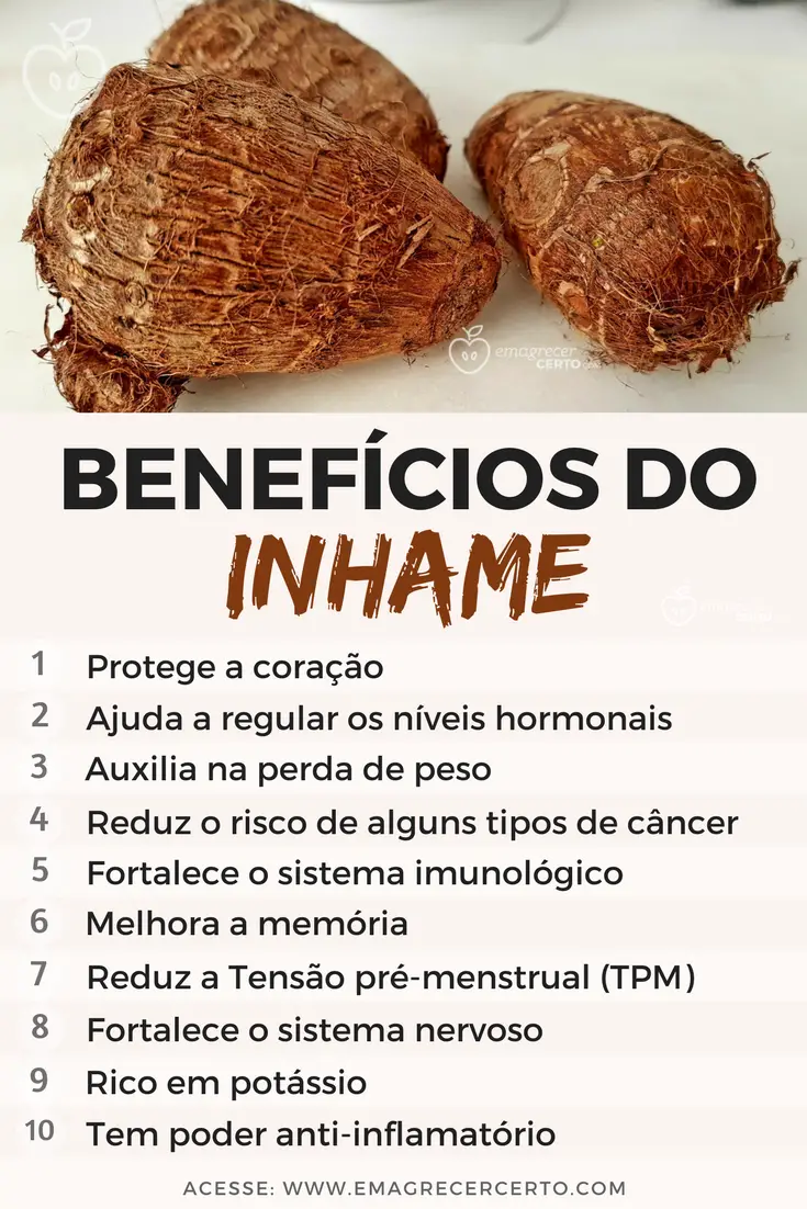 Benefícios do Inhame | Blog EmagrecerCerto.com