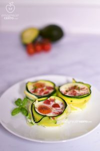 Café da manhã low carb | Cestinha de ovos | Blog Emagrecer Certo
