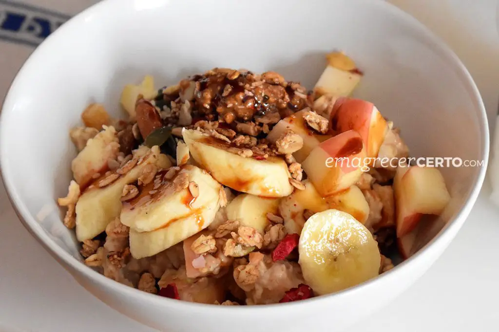 Mingau de Aveia Fit | Blog Emagrecer Certo #receitafit #reeducacaoalimentar #nutricao