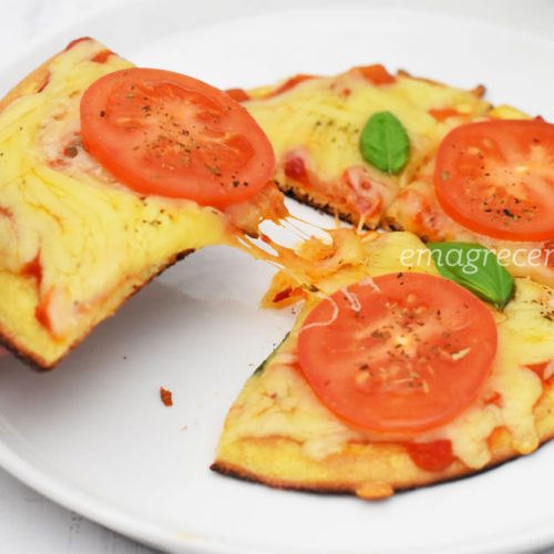 Pizza low carb de frigideira | blog Emagrecer Certo