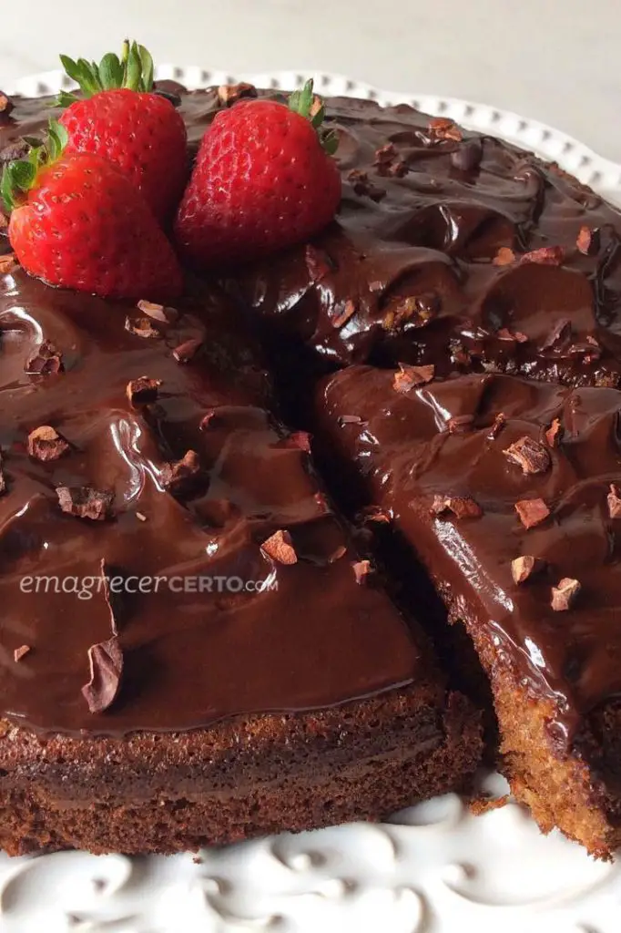 Bolo de chocolate low carb