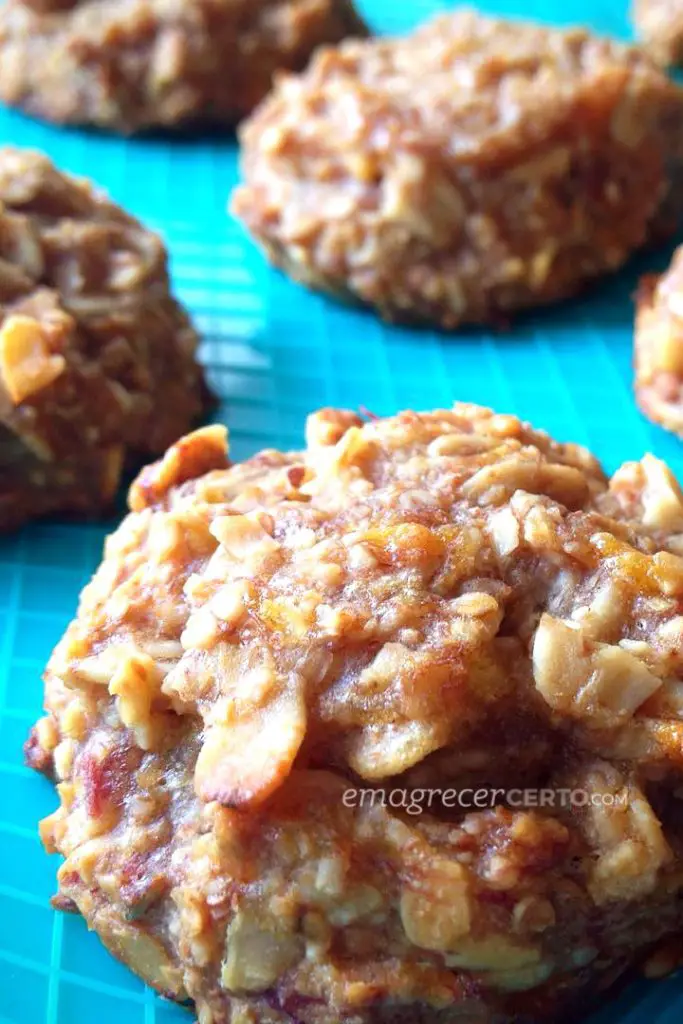 Cookies de banana e granola