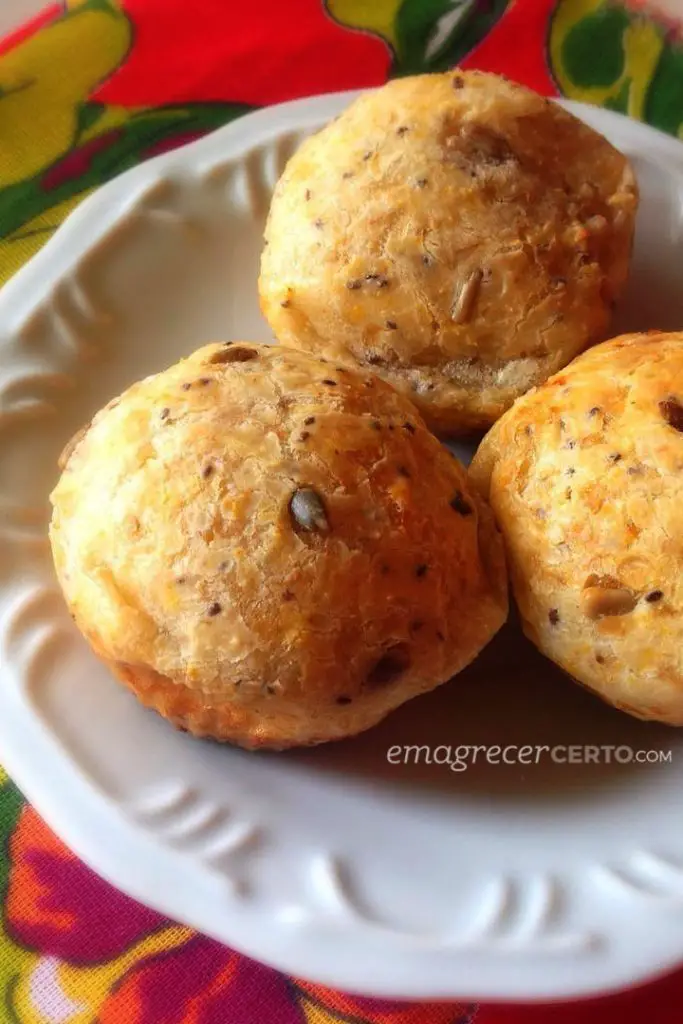 Pão de queijo multigrãos